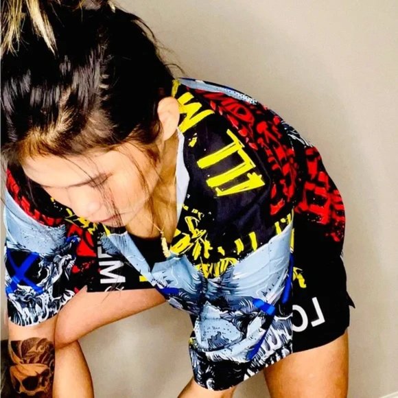 Trendy All Over Print Polo - Picture 3 of 5